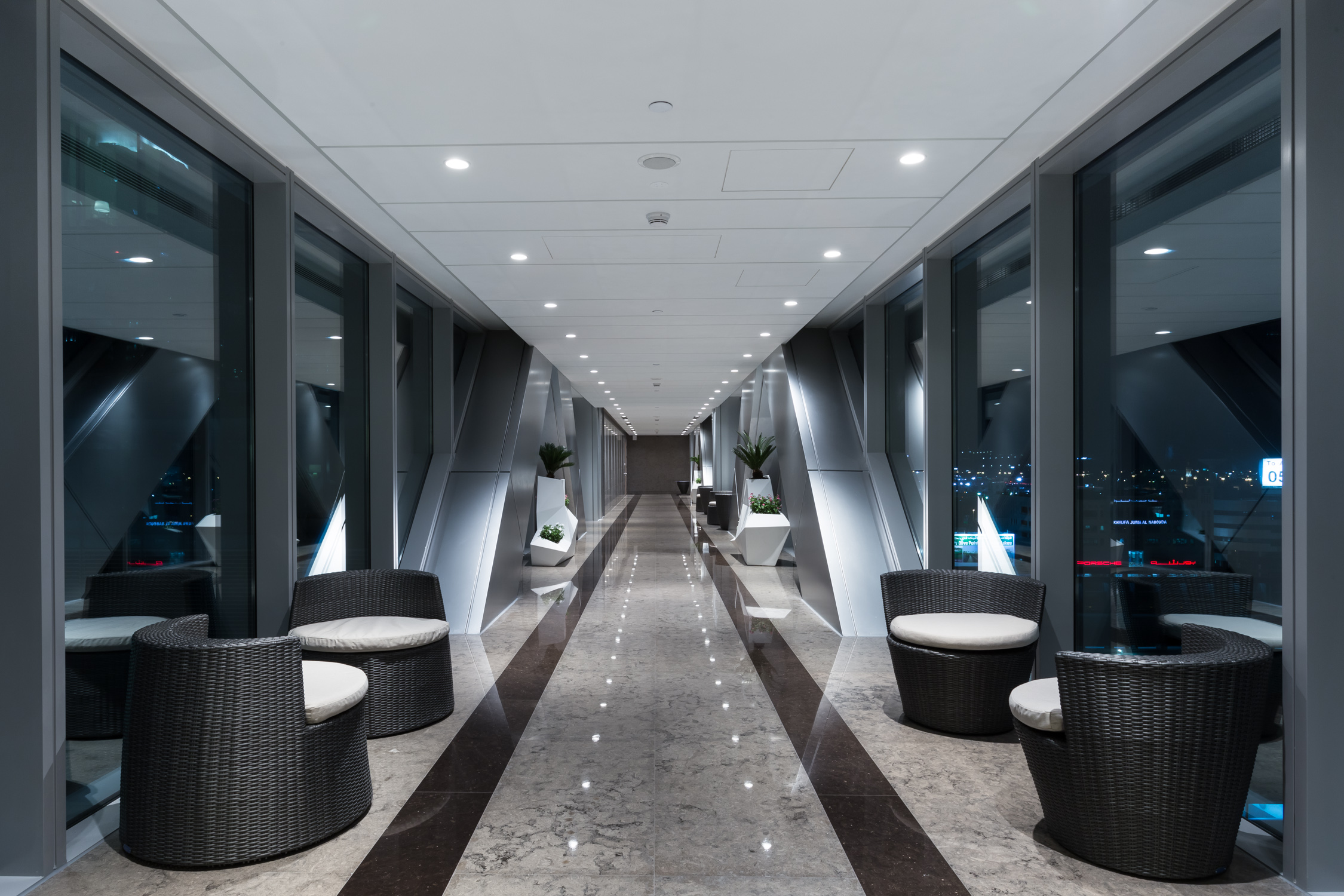Pool hallway